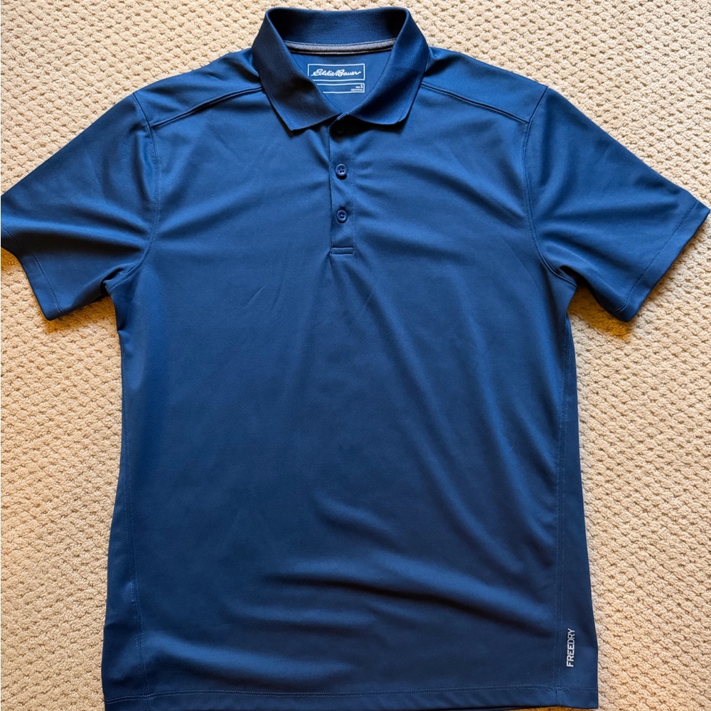 Eddie Bauer Men's Navy Polo Shirt